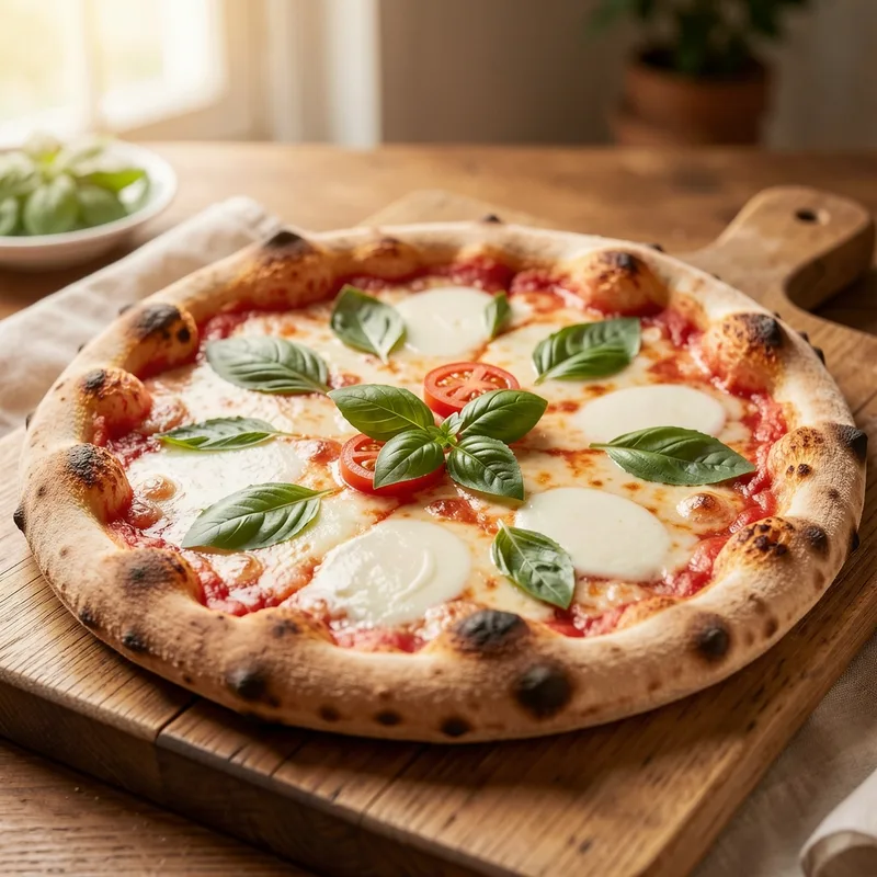 Réussir une vraie pizza margherita